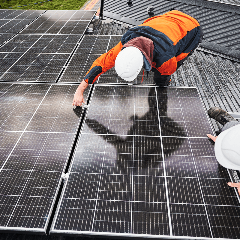 How is electricity generated in PV panels?